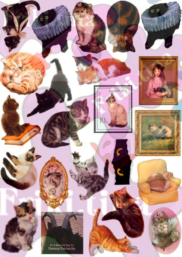 Producto - Pack Sticker Michis - 1
