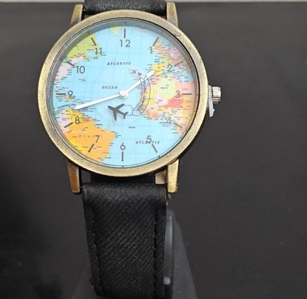 Producto - Reloj Mundo Malla Cuero