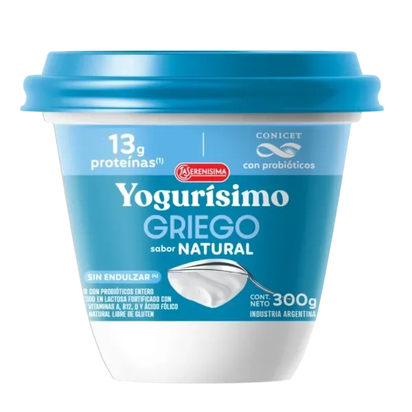 Producto - Yogurísimo Griego Natural Sin Endulzar