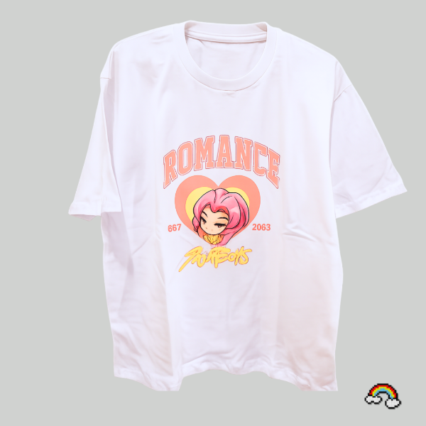 Remera manga corta infantil romance saja boys Kpop talla 14
