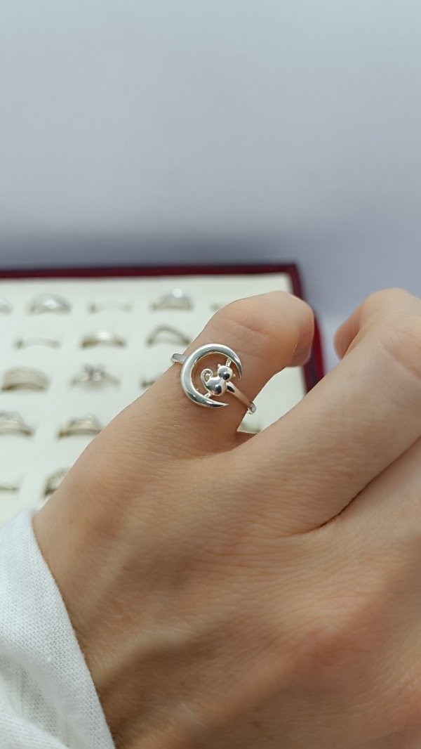 Producto - Anillo Luna gatito
