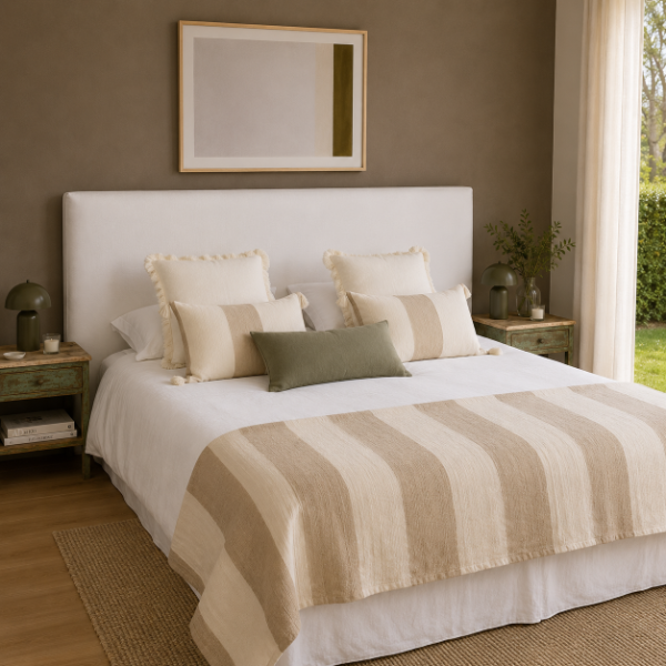 Producto - Respaldo de cama TUNEZ - Blanco - 4