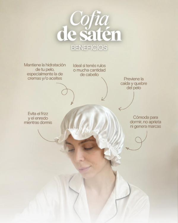 Producto - Cofia de satén anti-frizz - 1