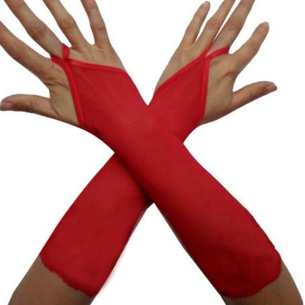 Producto - Mitones de Tul Rojo (SKU NA-9161)