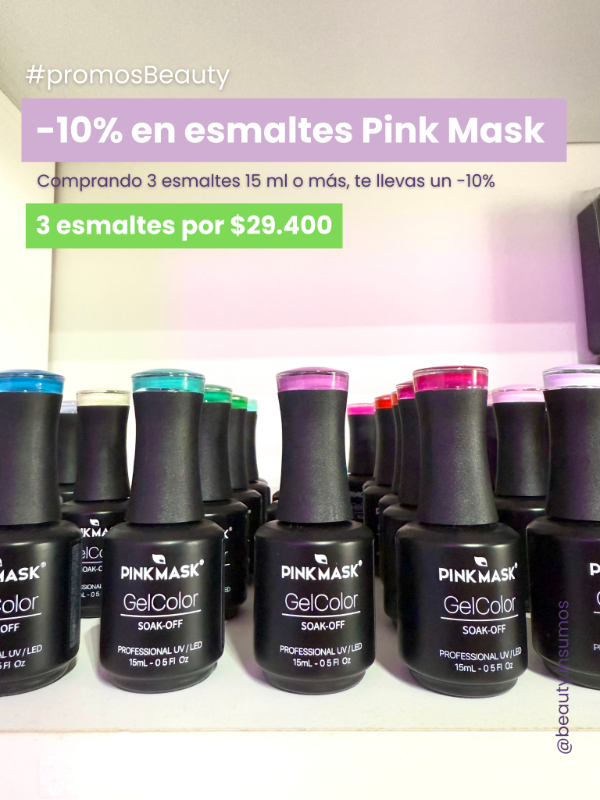 Producto - Promo 3 esmaltes Pink Mask 15 ml