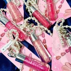 Producto - ML8276 LIP GLOSS CON LLAVERO PERLAS CORAZON LUCKY MODEL X1U. /12