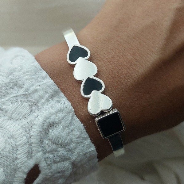 Producto - PULSERA CORAZON NEGRO