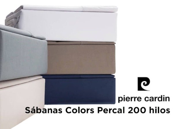 Producto - Juego de Sábanas Pierre Cardin 200 Hilos Twing para 1 Plaza o Plaza y Media - 1