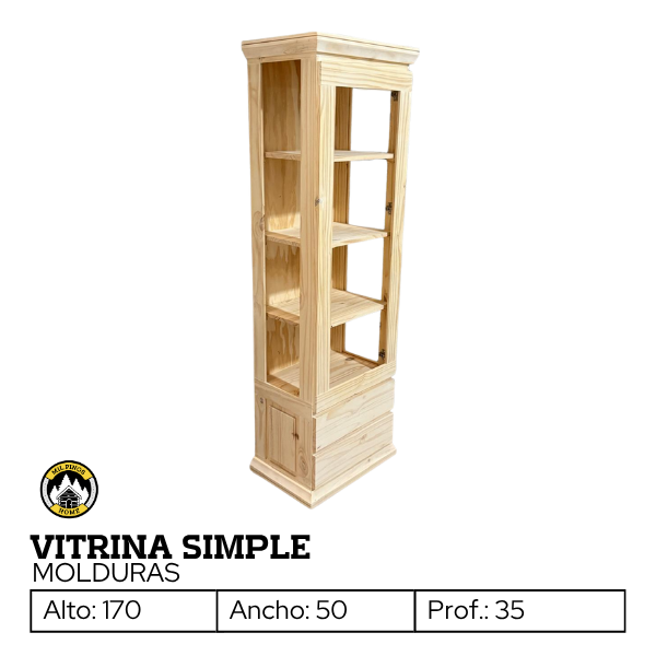 Producto - VITRINAS SIMPLE MOLDURA - 0
