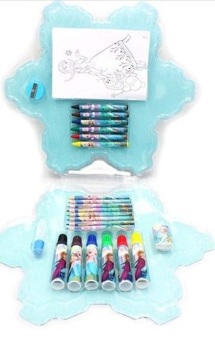 Producto - SET PARA PINTAR Y JUGAR FROZEN 24PCS