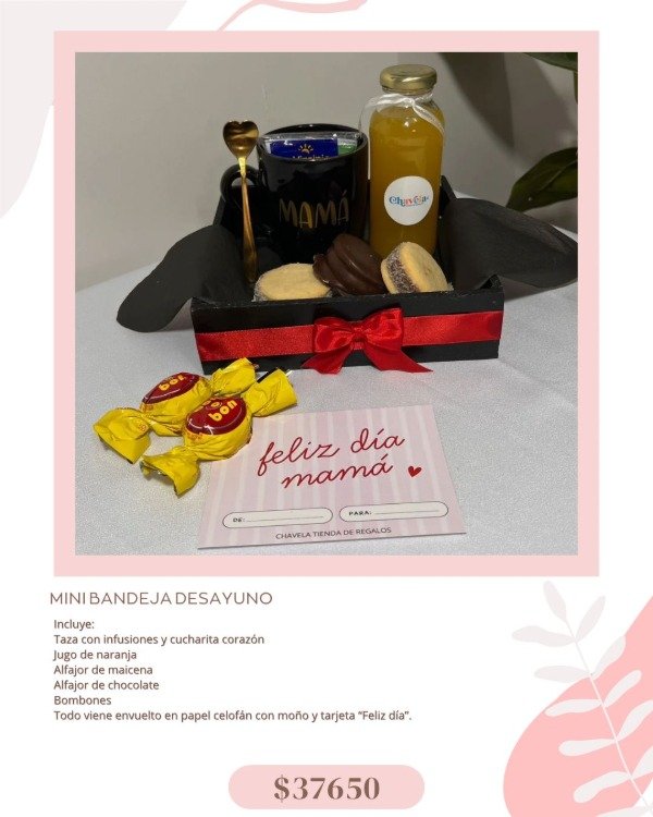 Producto - MINI BANDEJA DESAYUNO - DÍA DE LA MADRE