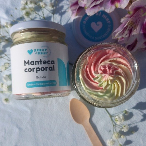 Producto - Manteca corporal batida limón, fresias y almizcle