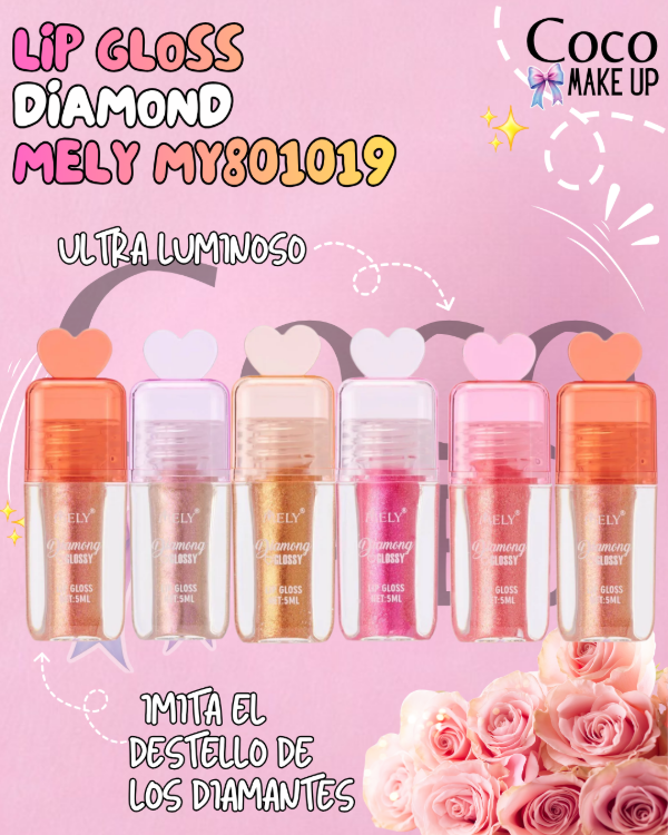 Producto - LIP GLOSS DIAMOND - MELY - MY801019