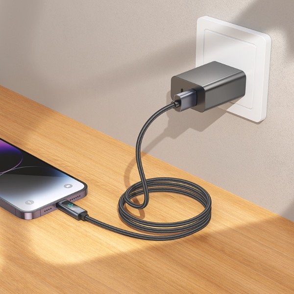 Producto - cable hoco power display tipo c a ligthning - 4