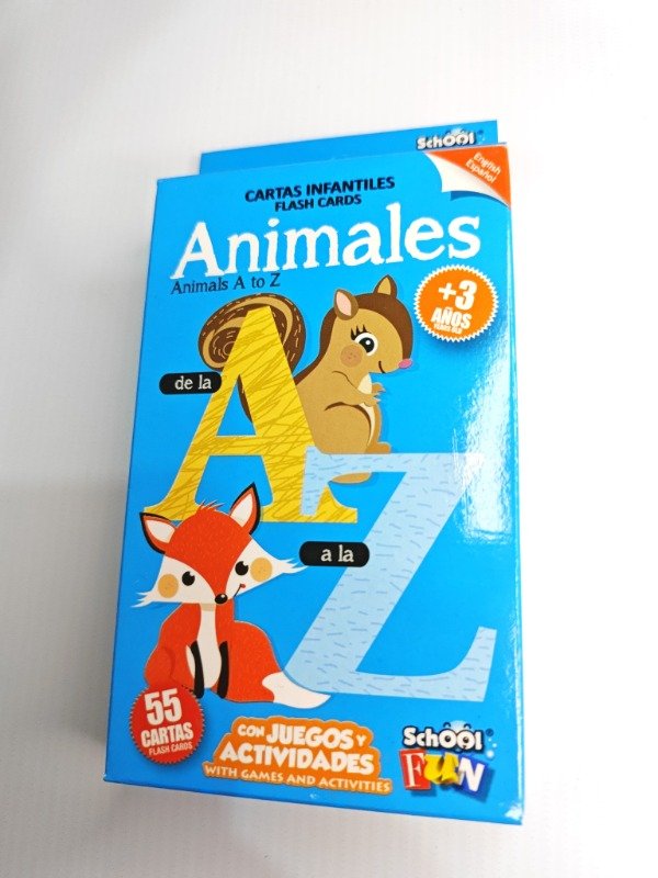 Producto - ANIMALES DE LA A A LA Z - NAIPES DIDÁCTICOS