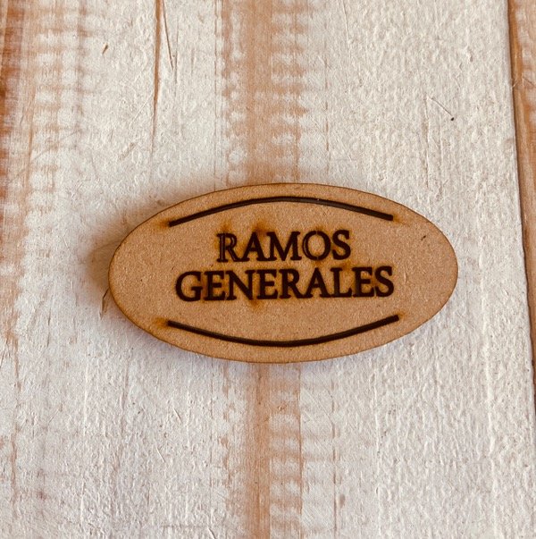 Producto - Mini etiqueta RAMOS GENERALES