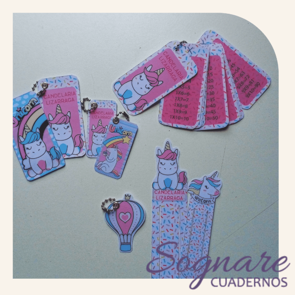 Producto - Kit de accesorios escolares personalizados