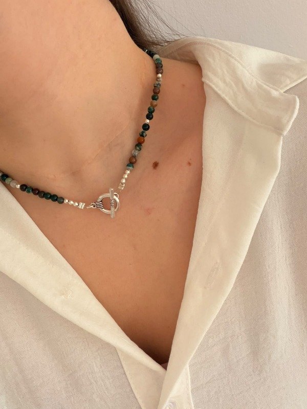 Producto - Collar Frida - Ágata de la india - 0