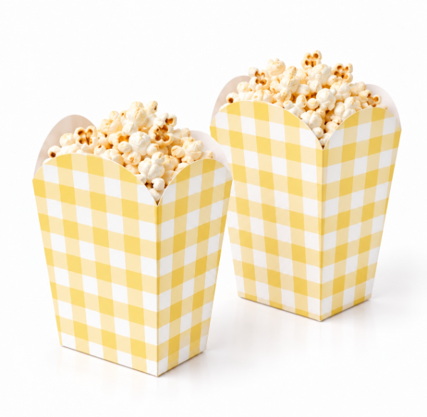 Producto - Pochoclero Cuadrille Amarillo pastel x 10