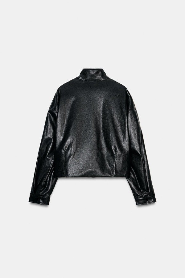 Producto - Campera bomber efecto piel Zara - 5