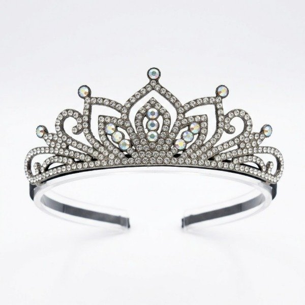 Producto - Corona con brillos negra - 1