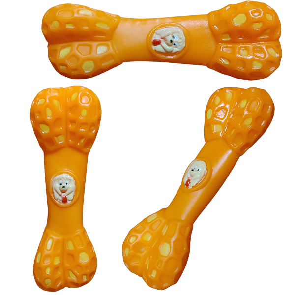 Producto - Juguete para para perros huesito masticable con chifle sonoro - 2