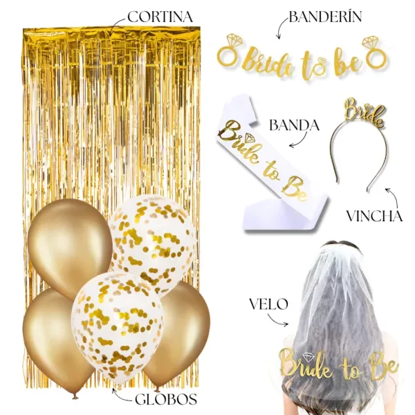 Producto - SET DESPEDIDA DE SOLTERA "BRIDE"