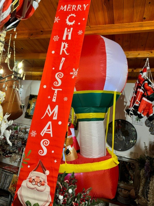 Producto - Banner Merry Christmas Papa Noel 1,80 mts (Efectivo: 15.920)