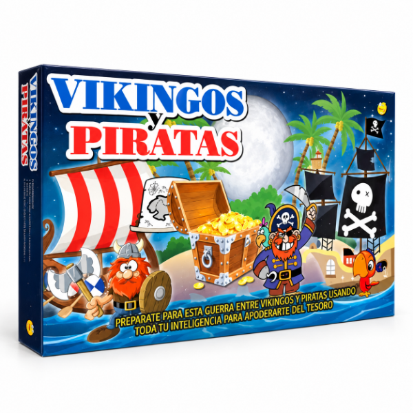 Producto - Vikingos Y Piratas Juegos De Mesa Recorrido Niñas Niños Yuyu - 0