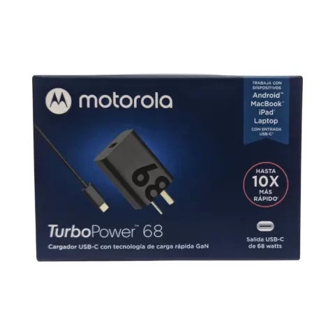 Producto - CARGADOR MOTOROLA 68W USB C A USBC - 0