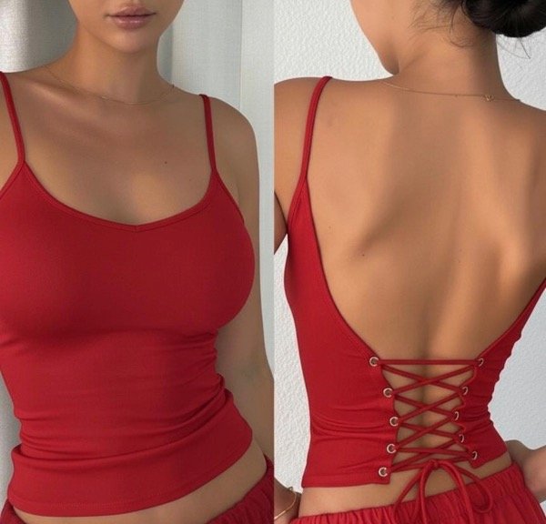 Producto - Top tiri rojo