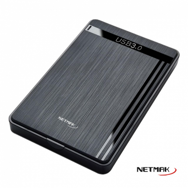 Producto - Carry Disk externo 2,5" sata -ssd/hdd -usb 3.0 -5Gbps -4TB -Netmak (NM-CASE-3) - 0