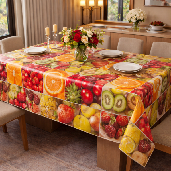 Producto - Mantel de cuerina estampado 2.5m