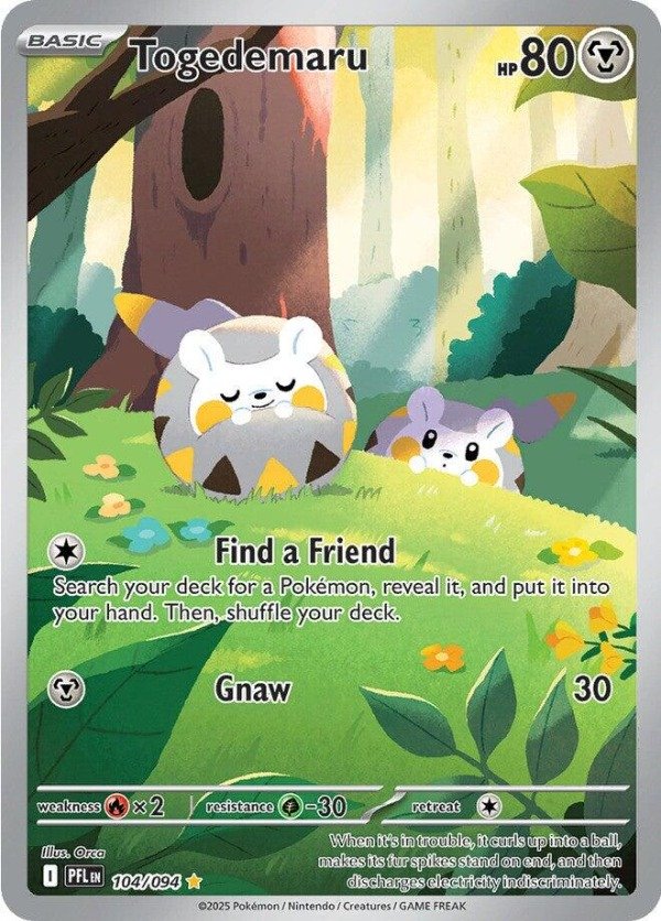 Producto - Togedemaru (104/094) [Mega Evolution: Phantasmal Flames]