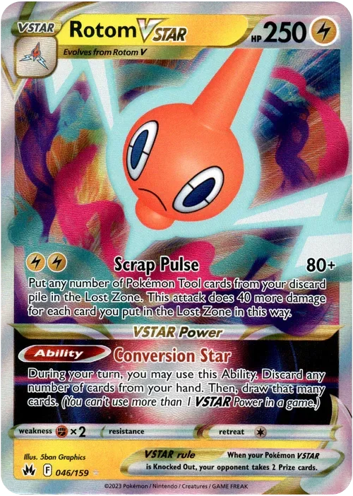Producto - Rotom VSTAR - 046/159 - Crown Zenith