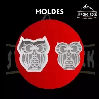 Producto - MOLDE BUHO Y SELLO ESTAMPADOR 10CM