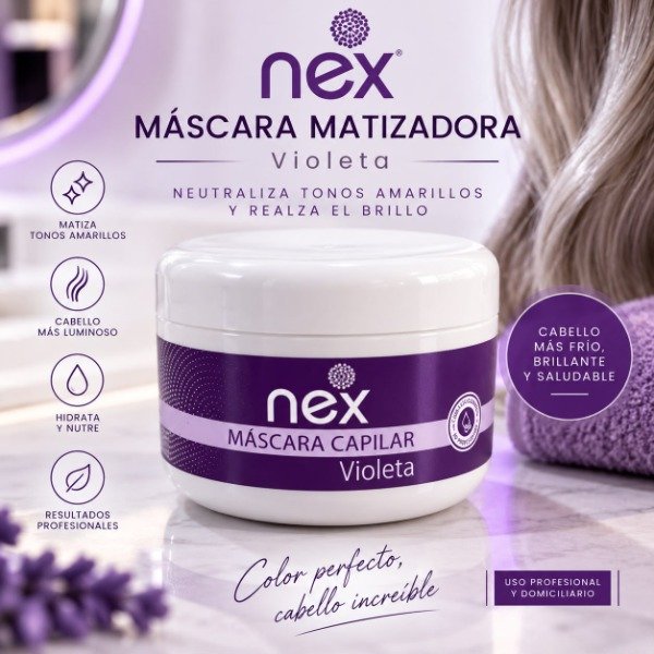 Producto - MASCARA MATIZADORA NEX VIOLETATA