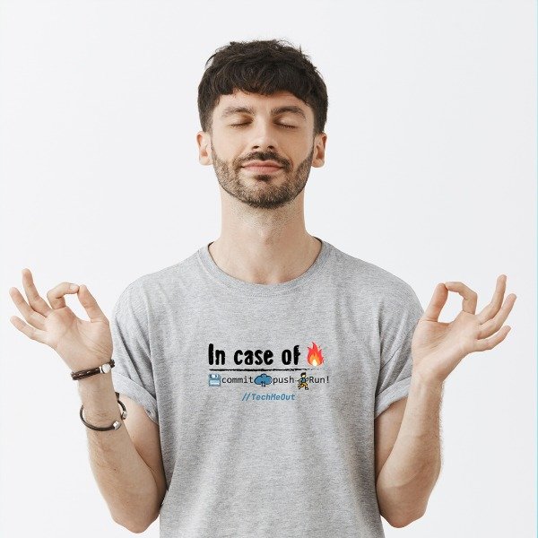 Producto - Remera In case of fire - 1