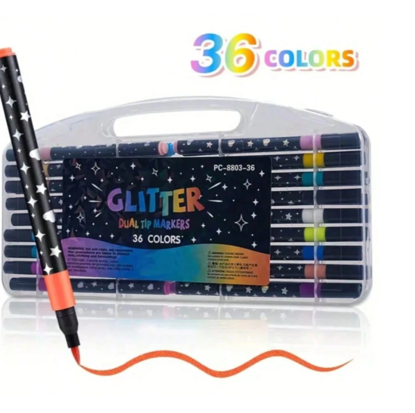 Producto - Marcadores con glitter x 36