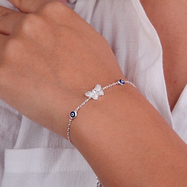 Producto - Pulsera Ojitos y Mariposa