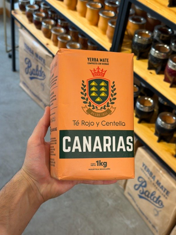 Producto - Yerba Canarias Te Rojo y Centella 1kg
