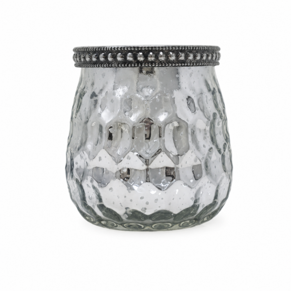 Producto - MALDIVAS PORTAVELAS BOMBE MARTILLADO BAJO -A552-