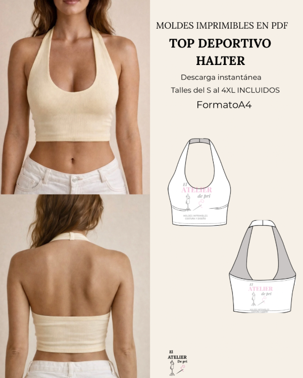 Producto - Top deportivo halter