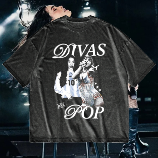 Producto - REMERA STONE WASH DIVAS DEL POP - 0