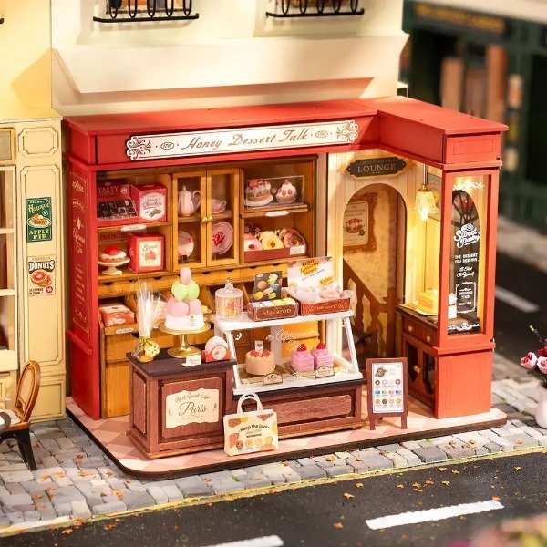 Producto - Robotime Rolife Tienda de Postres (Honey Dessert Talk) DG168 - 0