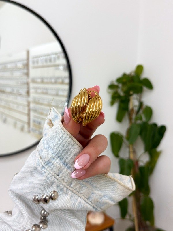 Producto - Argollitas acero dorado varias - 0