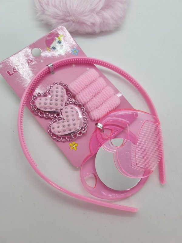 Producto - Kit accesorios infantil para pelo + espejo