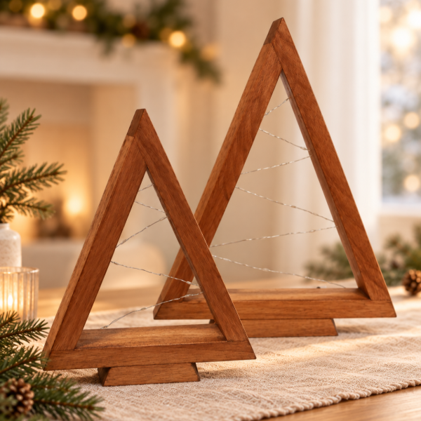 Producto - Árbol de madera con luces - 1
