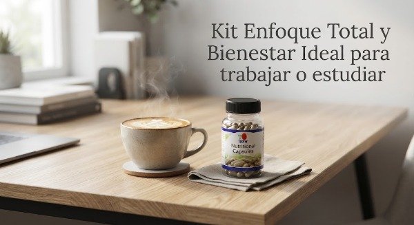 Producto - Kit Enfoque Total y Bienestar Ideal para trabajar o estudiar