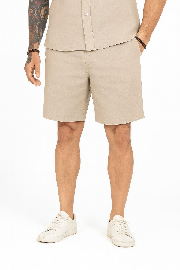 Producto - Short de Lino Beige